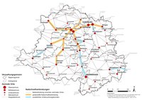 Übersichtskarte Radschnellwege in der Region Donau-Iller Übersichtskarte Radschnellwege in der Region