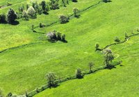 Landschaft in der Region aus der Luft